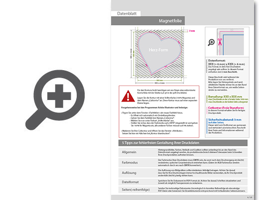 Product Bild hochwertige_autot__r-magnetfolie_in_herz-form